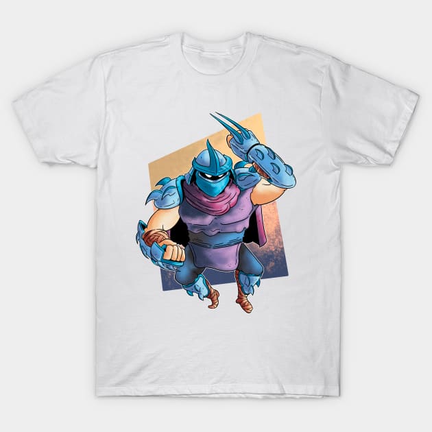 Shredder: Oroku Saki T-Shirt by Hojyn
